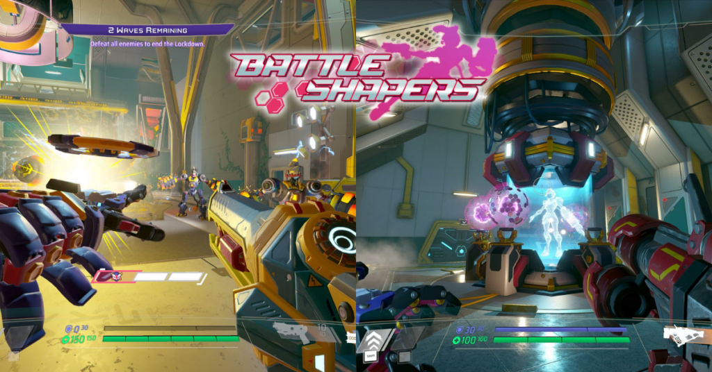 An image showing the Battle Shapers gameplay