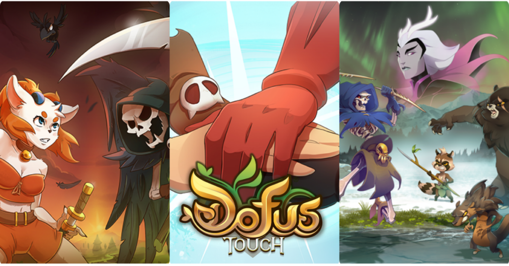 An image banner introducing the game: Dofus Touch