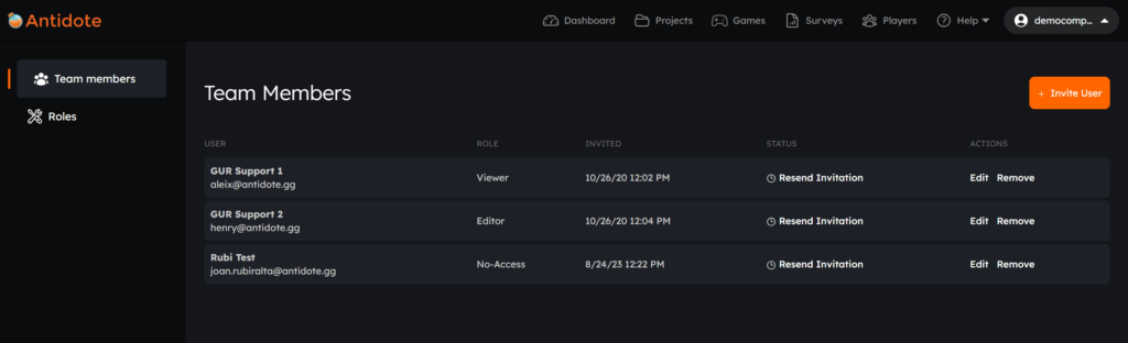 Playtesting & User Research Platform for Game Studios